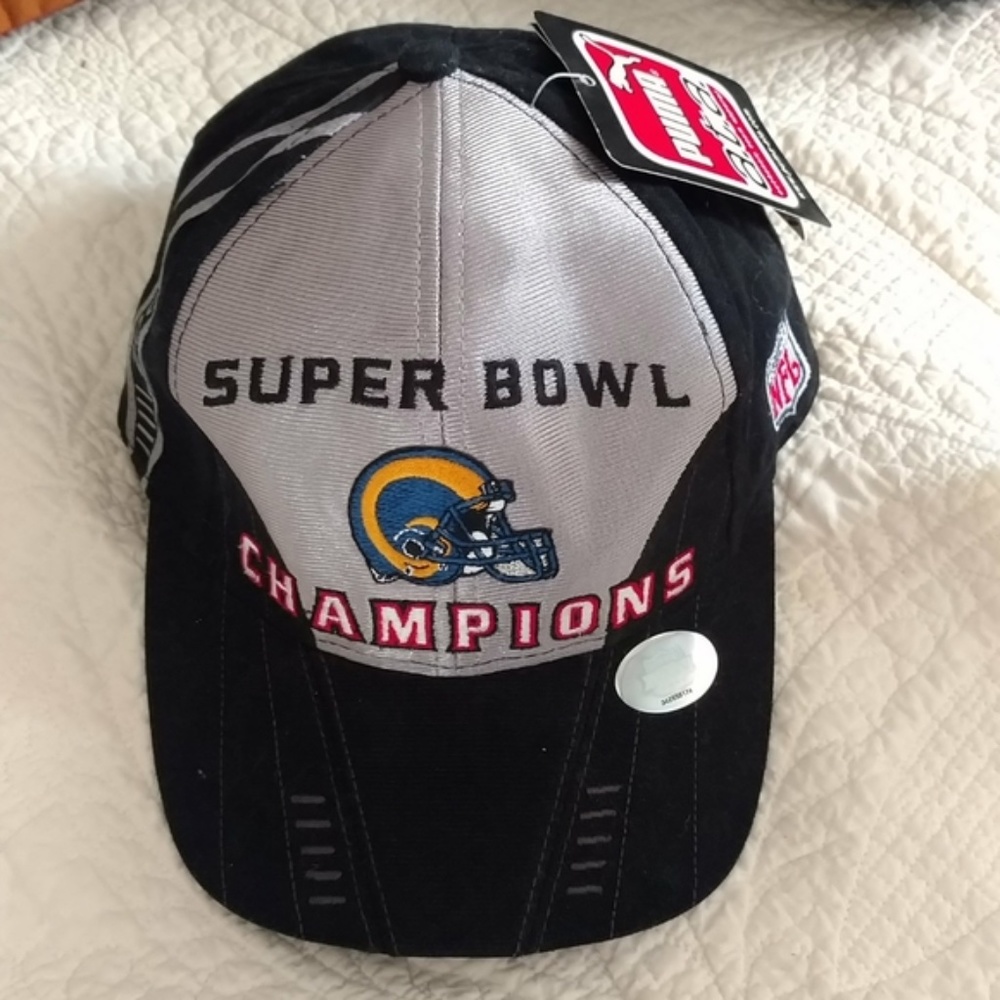 NWT Vintage Super Bowl 2000 Hat Football NFL Los Angles Rams Champion